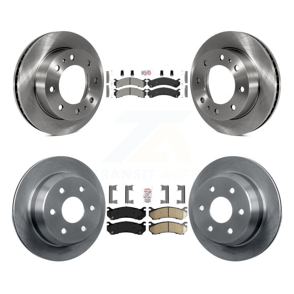 Disc Rotors and Semi-Metallic (Front) & Ceramic (Rear) Brake Pads Kit-K8A-102099 - Kit.bestparts.ca