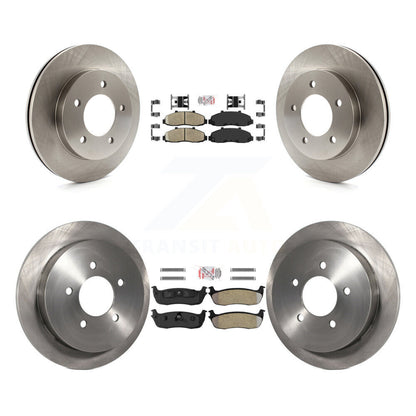 disc rotors and ceramic front semi metallic rear brake pads-k8a-102116 - Kit.bestparts.ca
