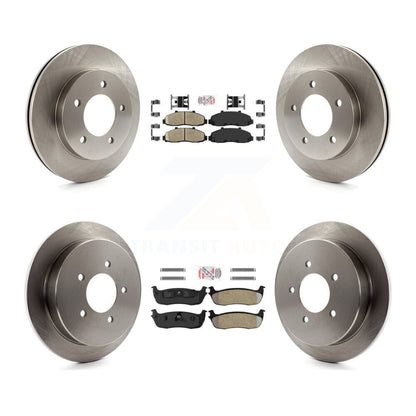 disc rotors and ceramic front semi metallic rear brake pads-k8a-102117 - Kit.bestparts.ca