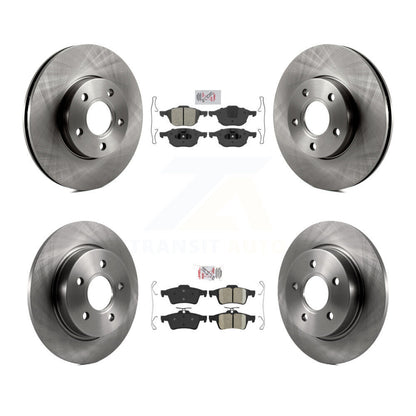 Disc Rotors and Semi-Metallic (Front) & Ceramic (Rear) Brake Pads Kit-K8A-102123 - Kit.bestparts.ca