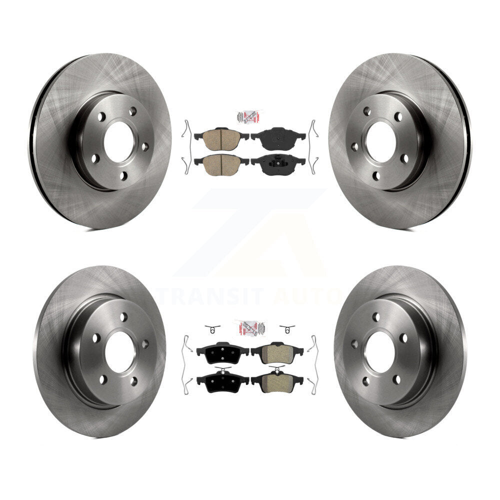 Disc Rotors and Ceramic (Front) & Semi-Metallic (Rear) Brake Pads Kit-K8A-102124 - Kit.bestparts.ca Kit.bestparts.ca
