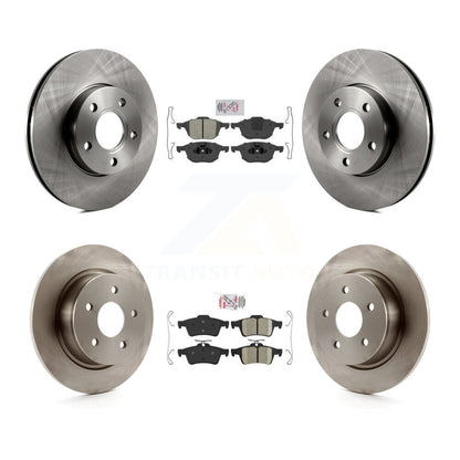 Disc Rotors and Semi-Metallic (Front) & Ceramic (Rear) Brake Pads Kit-K8A-102132 - Kit.bestparts.ca