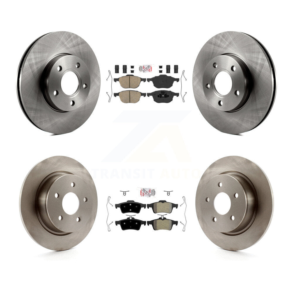 Disc Rotors and Ceramic (Front) & Semi-Metallic (Rear) Brake Pads Kit-K8A-102133 - Kit.bestparts.ca