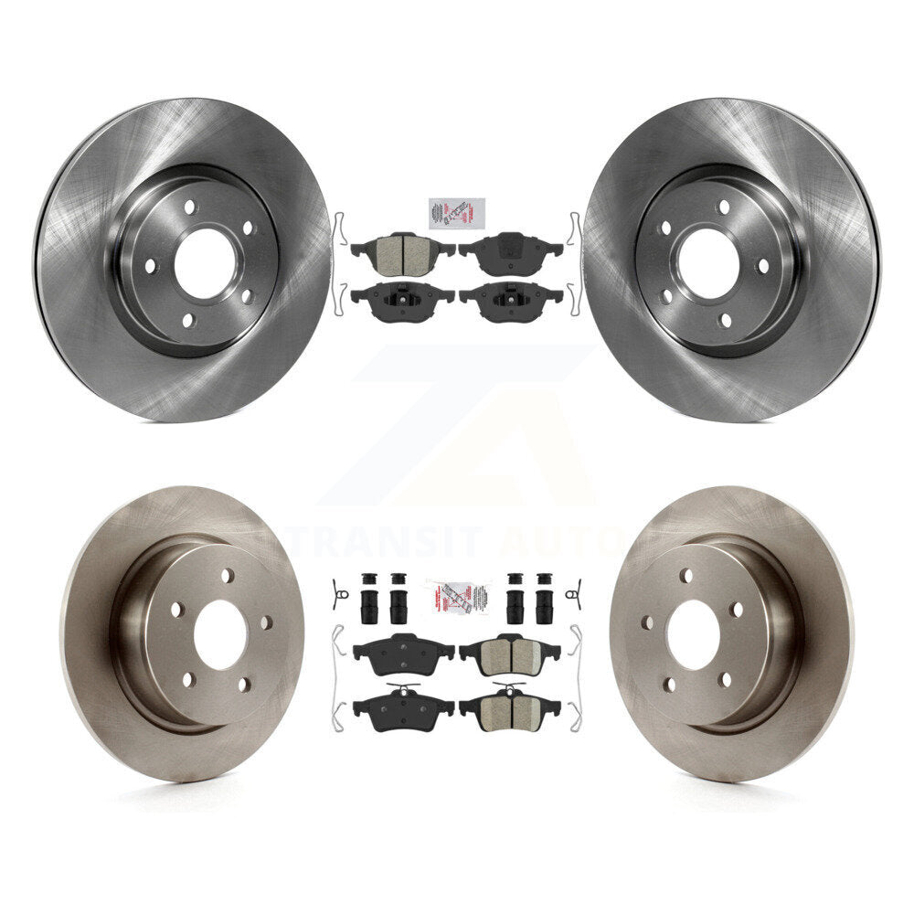 Disc Rotors and Semi-Metallic (Front) & Ceramic (Rear) Brake Pads Kit-K8A-102140 - Kit.bestparts.ca Kit.bestparts.ca