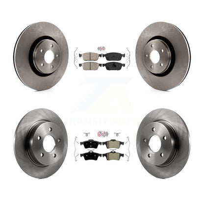 disc rotors and ceramic front semi metallic rear brake pads-k8a-102148 - Kit.bestparts.ca