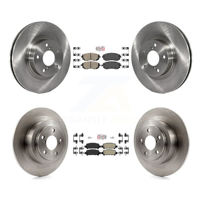 Disc Rotors and Ceramic (Front) & Semi-Metallic (Rear) Brake Pads Kit-K8A-102224 - Kit.bestparts.ca