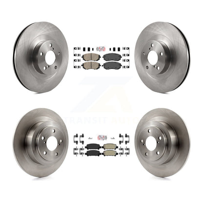 Disc Rotors and Ceramic (Front) & Semi-Metallic (Rear) Brake Pads Kit-K8A-102227 - Kit.bestparts.ca