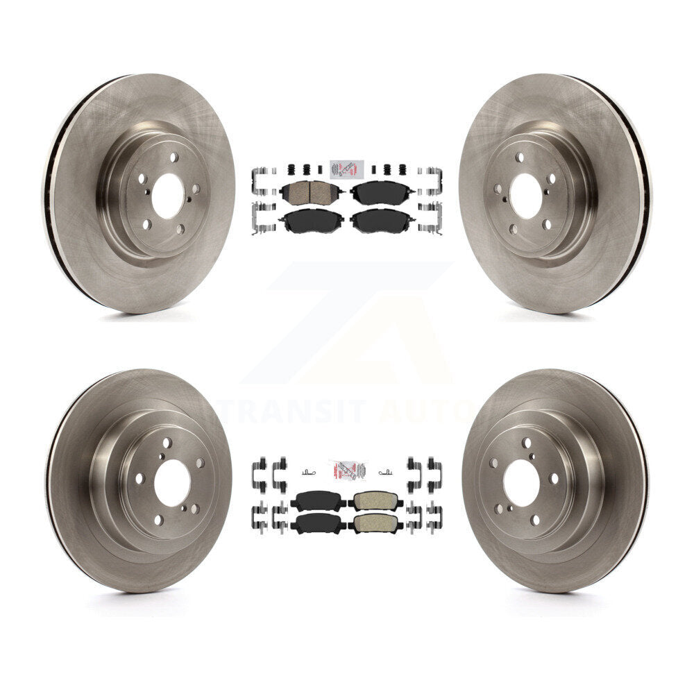 Disc Rotors and Ceramic (Front) & Semi-Metallic (Rear) Brake Pads Kit-K8A-102232 - Kit.bestparts.ca