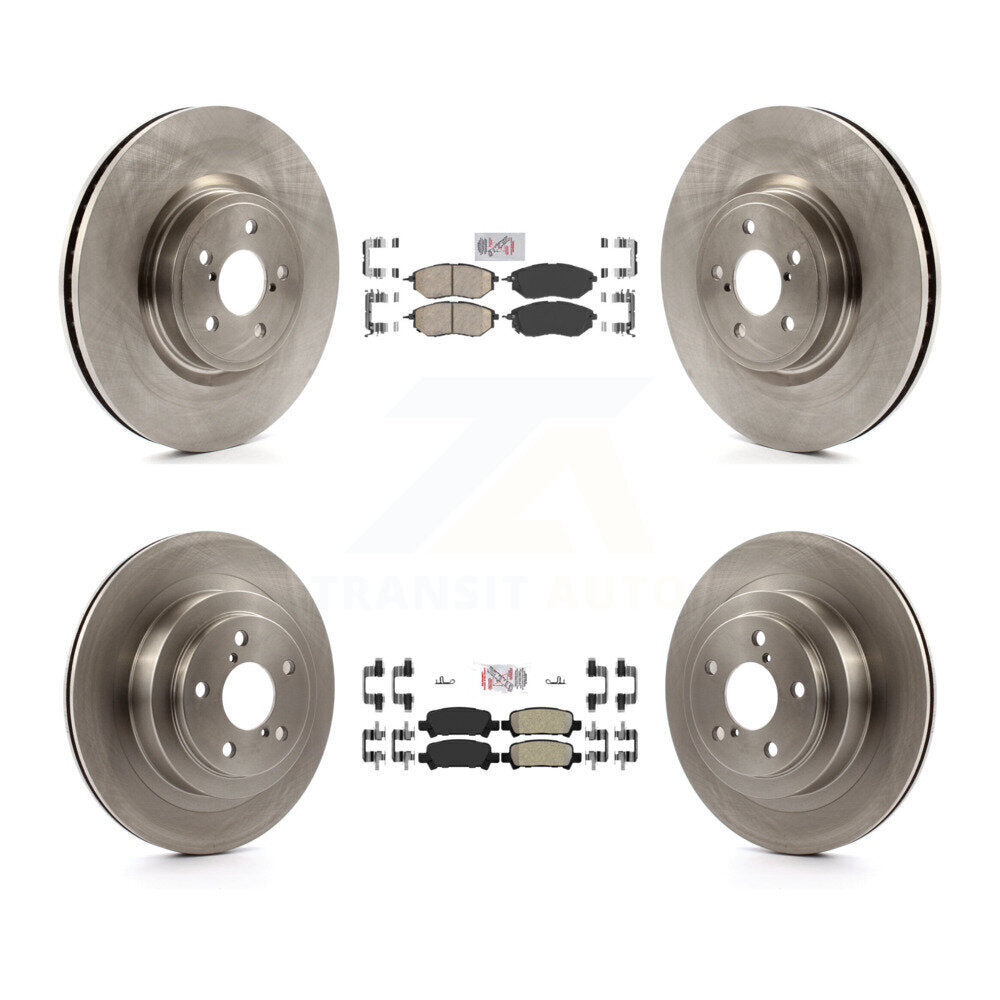Disc Rotors and Ceramic (Front) & Semi-Metallic (Rear) Brake Pads Kit-K8A-102233 - Kit.bestparts.ca