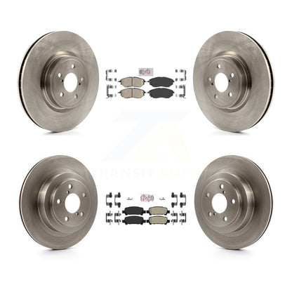 Disc Rotors and Ceramic (Front) & Semi-Metallic (Rear) Brake Pads Kit-K8A-102233 - Kit.bestparts.ca