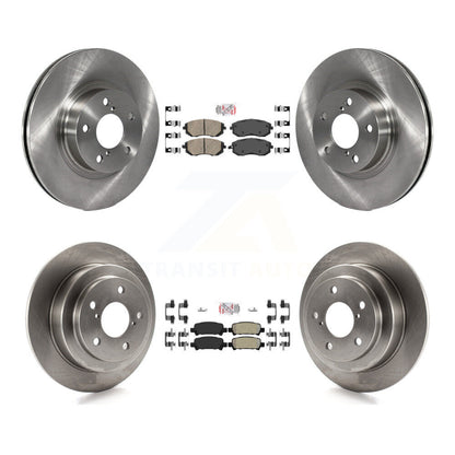 Disc Rotors and Ceramic (Front) & Semi-Metallic (Rear) Brake Pads Kit-K8A-102265 - Kit.bestparts.ca