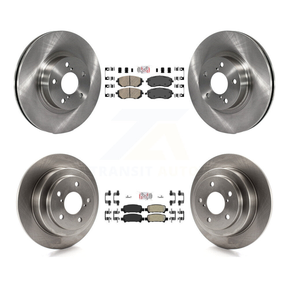Disc Rotors and Ceramic (Front) & Semi-Metallic (Rear) Brake Pads Kit-K8A-102266 - Kit.bestparts.ca