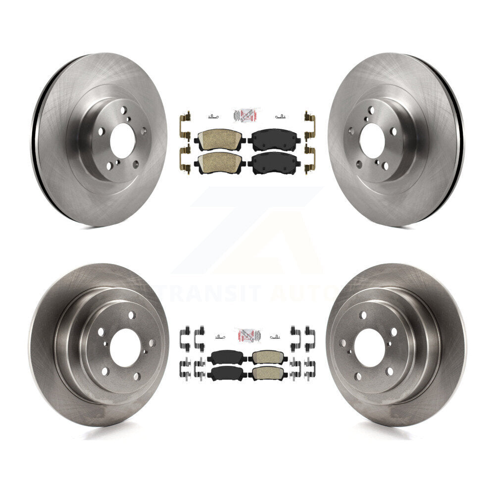 Disc Rotors and Ceramic (Front) & Semi-Metallic (Rear) Brake Pads Kit-K8A-102267 - Kit.bestparts.ca