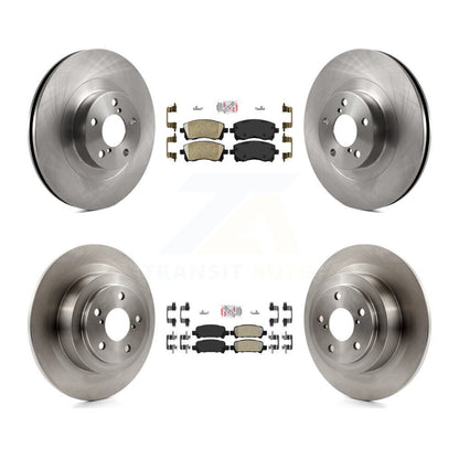 Disc Rotors and Ceramic (Front) & Semi-Metallic (Rear) Brake Pads Kit-K8A-102268 - Kit.bestparts.ca
