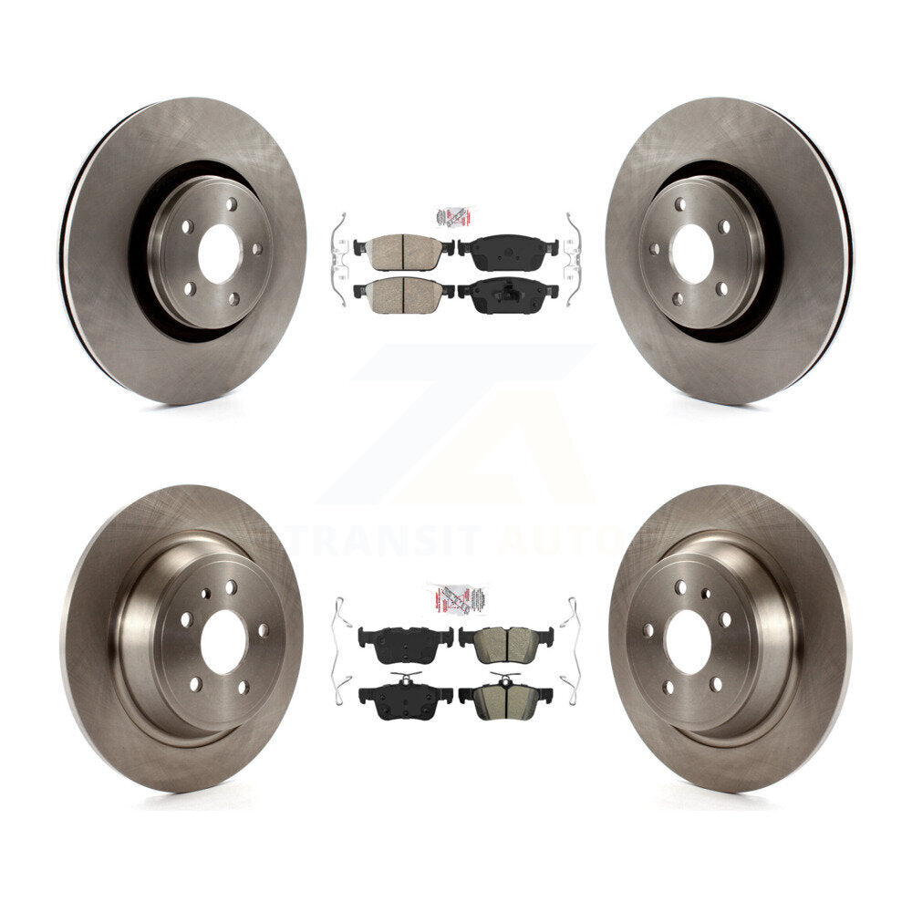 disc rotors and ceramic front semi metallic rear brake pads-k8a-102287 - Kit.bestparts.ca Kit.bestparts.ca