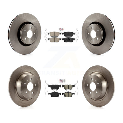 disc rotors and ceramic front semi metallic rear brake pads-k8a-102287 - Kit.bestparts.ca