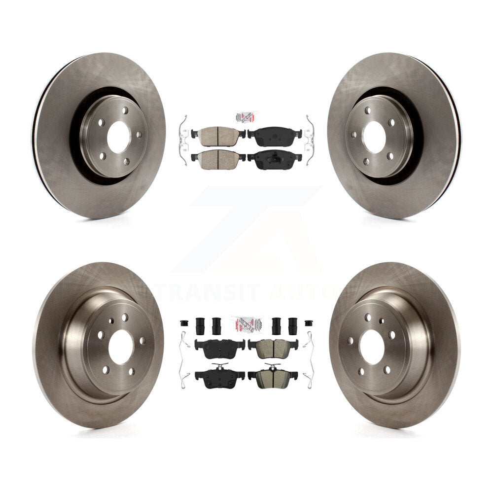 disc rotors and ceramic front semi metallic rear brake pads-k8a-102288 - Kit.bestparts.ca Kit.bestparts.ca