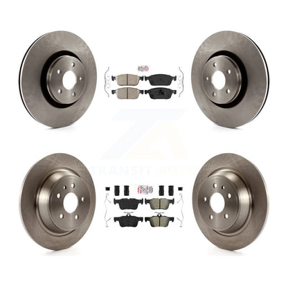 disc rotors and ceramic front semi metallic rear brake pads-k8a-102288 - Kit.bestparts.ca