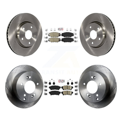 Disc Rotors and Semi-Metallic (Front) & Ceramic (Rear) Brake Pads Kit-K8A-102351 - Kit.bestparts.ca