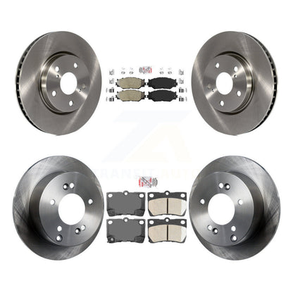 Disc Rotors and Semi-Metallic (Front) & Ceramic (Rear) Brake Pads Kit-K8A-102354 - Kit.bestparts.ca