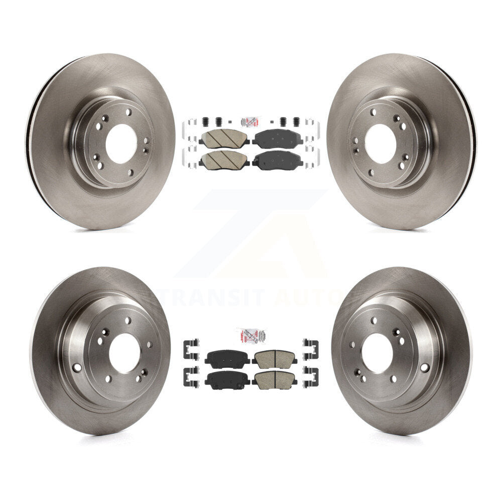 Disc Rotors and Ceramic Brake Pads Kit-K8A-102406 - Kit.bestparts.ca