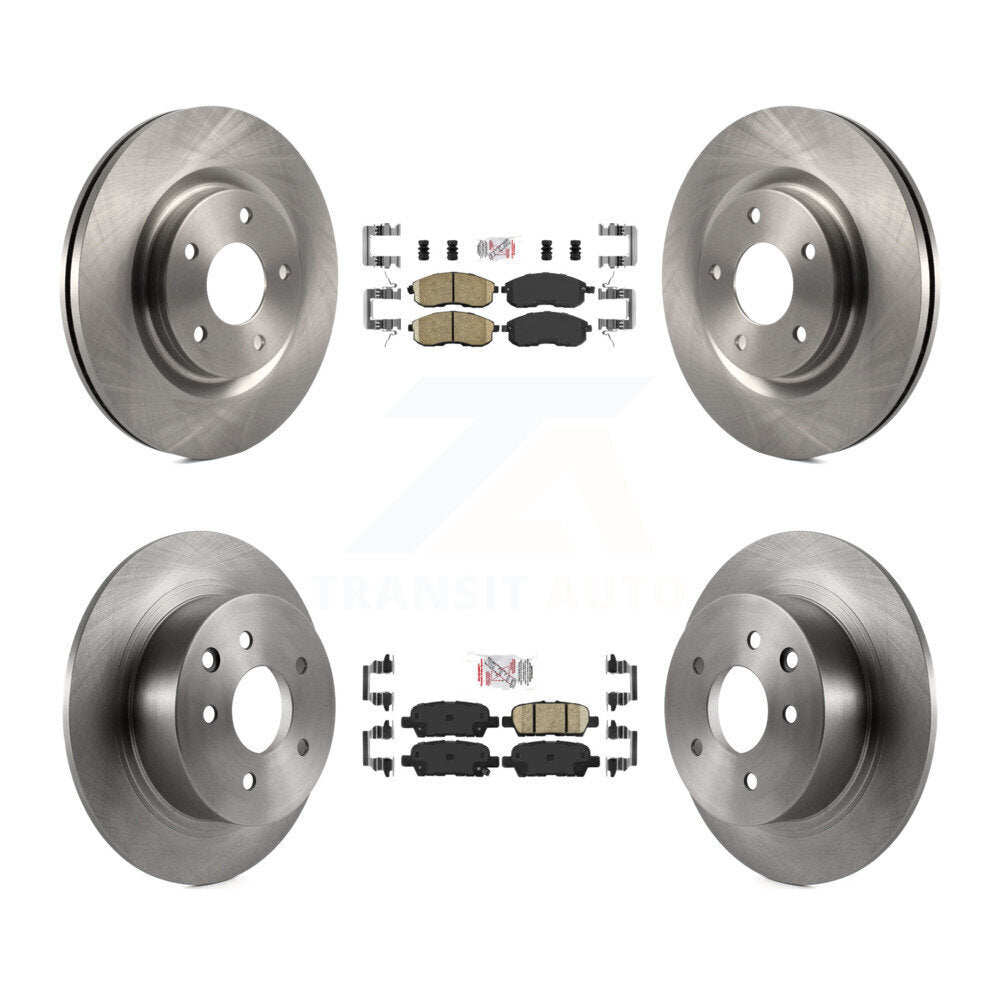 Disc Rotors and Ceramic Brake Pads Kit-K8A-102416 - Kit.bestparts.ca