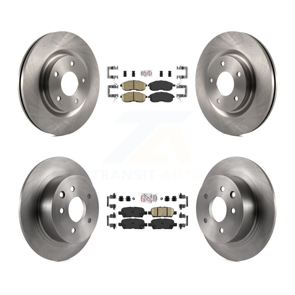Disc Rotors and Ceramic Brake Pads Kit-K8A-102417 - Kit.bestparts.ca