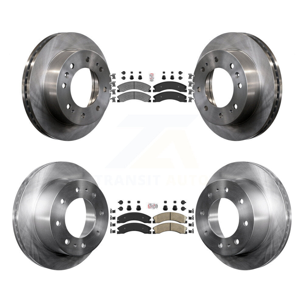 Disc Rotors and Semi-Metallic (Front) & Ceramic (Rear) Brake Pads Kit-K8A-102432 - Kit.bestparts.ca