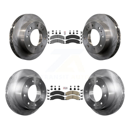 Disc Rotors and Semi-Metallic (Front) & Ceramic (Rear) Brake Pads Kit-K8A-102432 - Kit.bestparts.ca