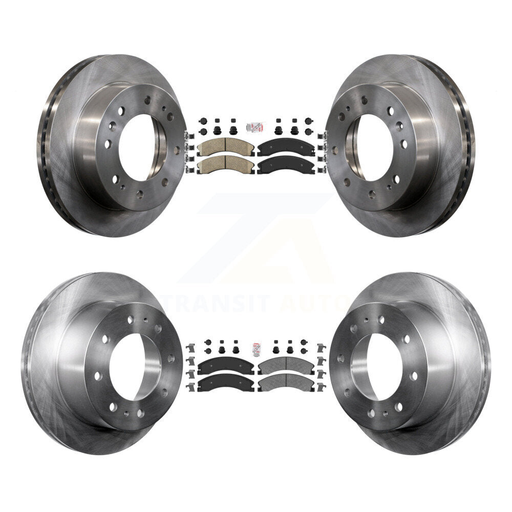 Disc Rotors and Ceramic (Front) & Semi-Metallic (Rear) Brake Pads Kit-K8A-102434 - Kit.bestparts.ca