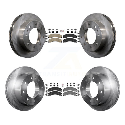 Disc Rotors and Ceramic (Front) & Semi-Metallic (Rear) Brake Pads Kit-K8A-102434 - Kit.bestparts.ca