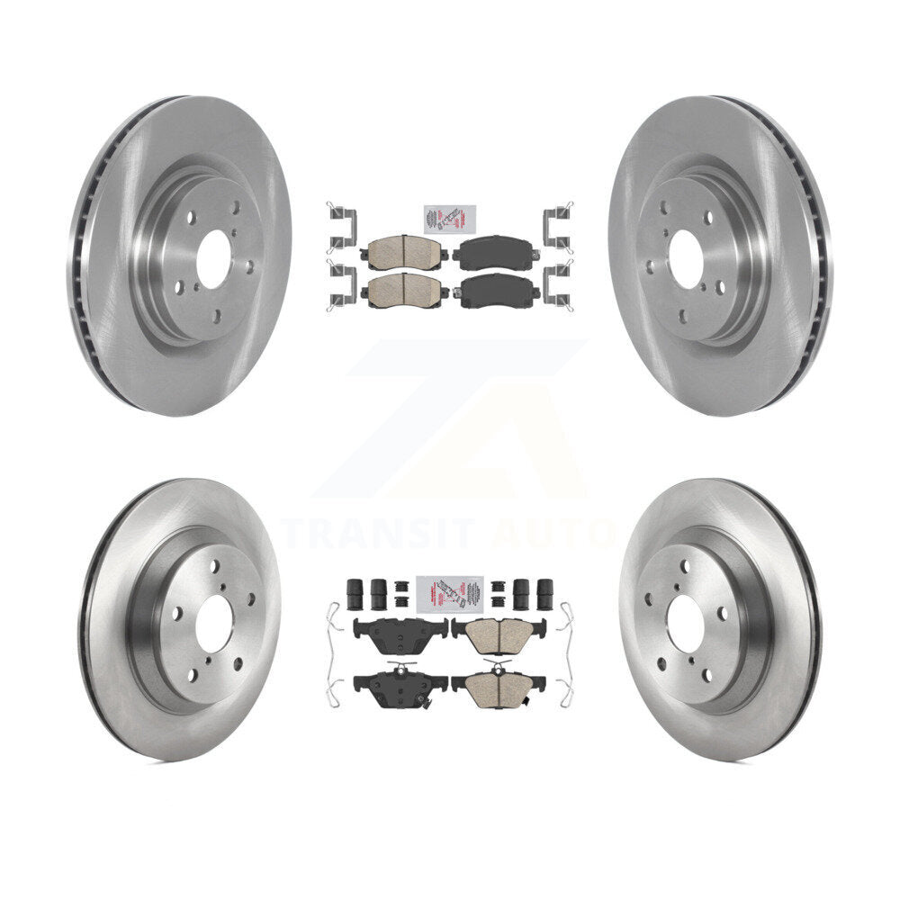 Disc Rotors and Ceramic Brake Pads Kit-K8A-102437 - Kit.bestparts.ca