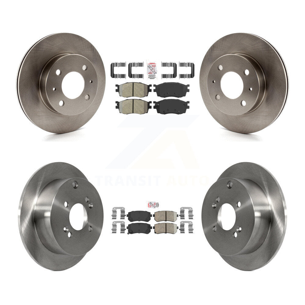 Disc Rotors and Semi-Metallic (Front) & Ceramic (Rear) Brake Pads Kit-K8A-102528 - Kit.bestparts.ca Kit.bestparts.ca