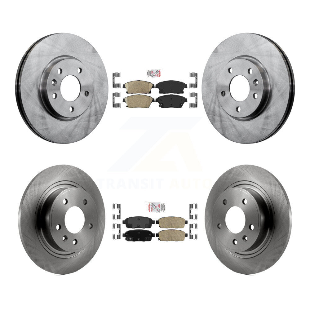 Disc Rotors and Ceramic Brake Pads Kit-K8A-102542 - Kit.bestparts.ca