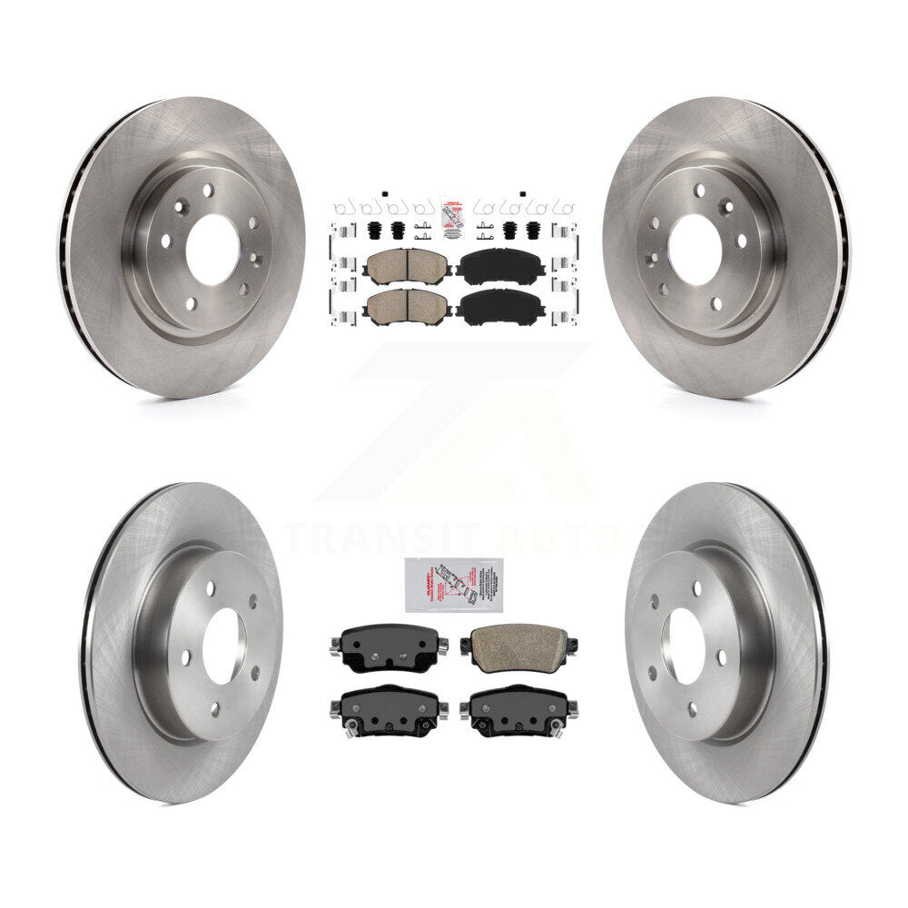 Disc Rotors and Ceramic Brake Pads Kit-K8A-102569 - Kit.bestparts.ca