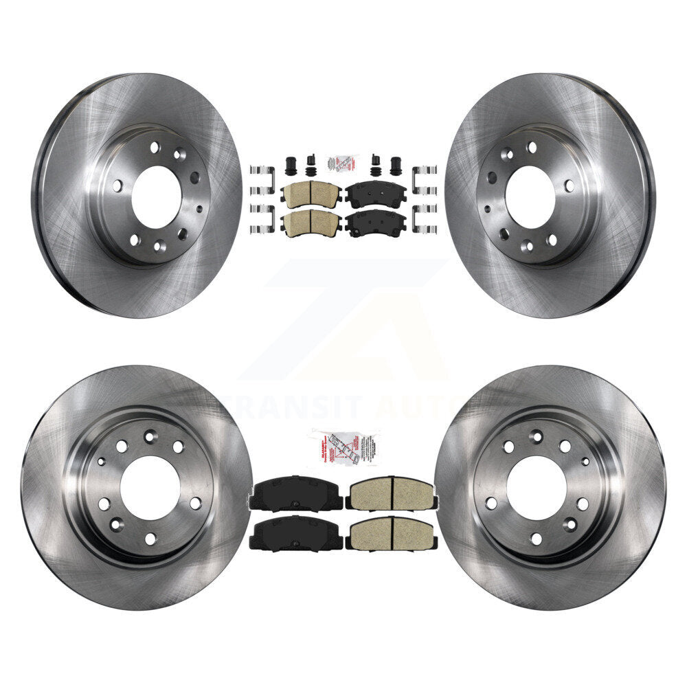 Disc Rotors and Ceramic (Front) & Semi-Metallic (Rear) Brake Pads Kit-K8A-102576 - Kit.bestparts.ca