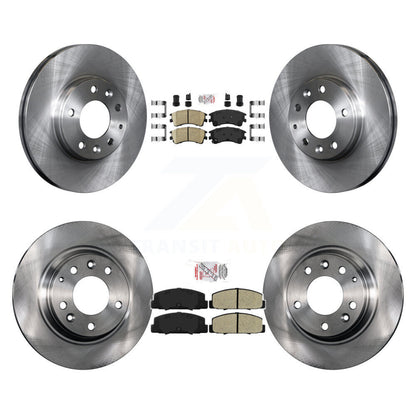 Disc Rotors and Ceramic (Front) & Semi-Metallic (Rear) Brake Pads Kit-K8A-102576 - Kit.bestparts.ca