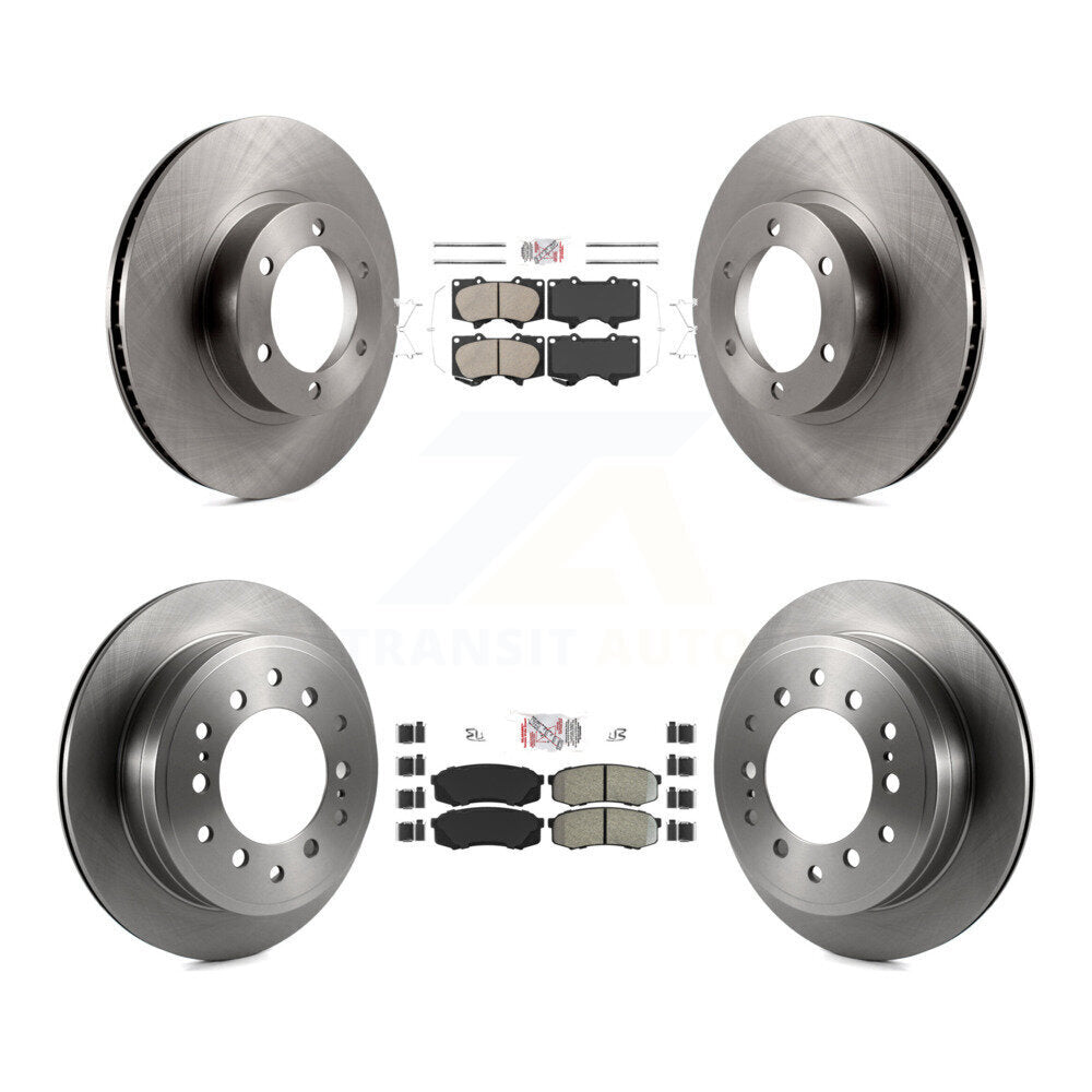 Disc Rotors and Ceramic (Front) & Semi-Metallic (Rear) Brake Pads Kit-K8A-102579 - Kit.bestparts.ca