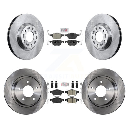 Disc Rotors and Semi-Metallic (Front) & Ceramic (Rear) Brake Pads Kit-K8A-102618 - Kit.bestparts.ca