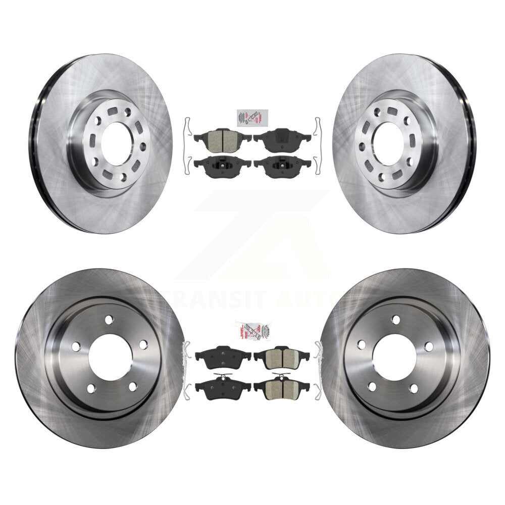 Disc Rotors and Semi-Metallic (Front) & Ceramic (Rear) Brake Pads Kit-K8A-102619 - Kit.bestparts.ca Kit.bestparts.ca