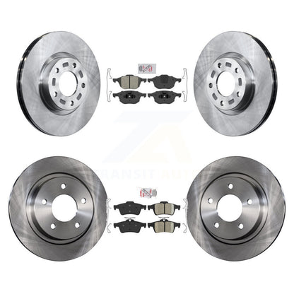 Disc Rotors and Semi-Metallic (Front) & Ceramic (Rear) Brake Pads Kit-K8A-102619 - Kit.bestparts.ca