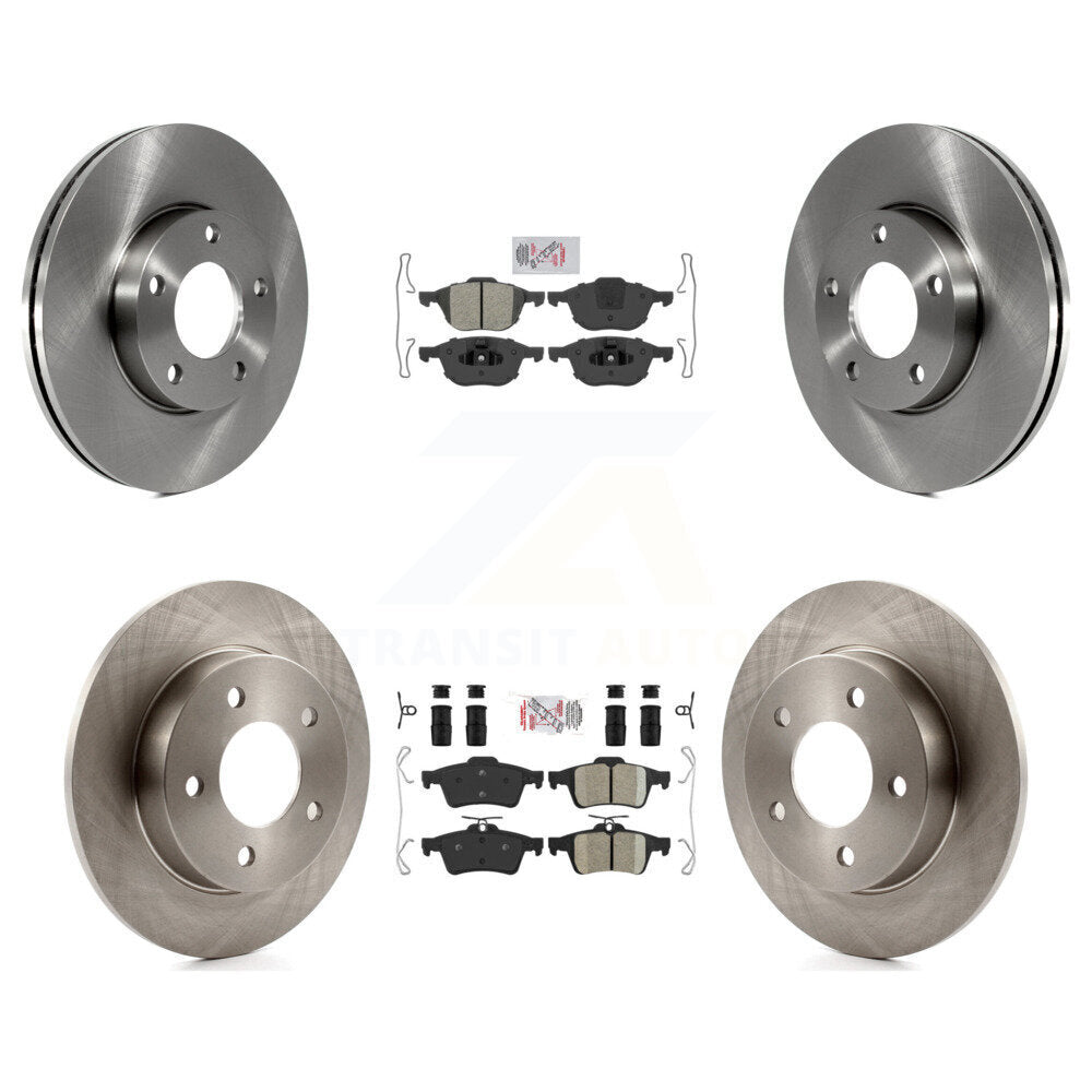Disc Rotors and Semi-Metallic (Front) & Ceramic (Rear) Brake Pads Kit-K8A-102624 - Kit.bestparts.ca Kit.bestparts.ca