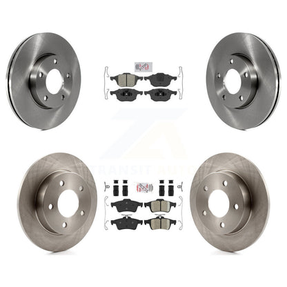 Disc Rotors and Semi-Metallic (Front) & Ceramic (Rear) Brake Pads Kit-K8A-102624 - Kit.bestparts.ca