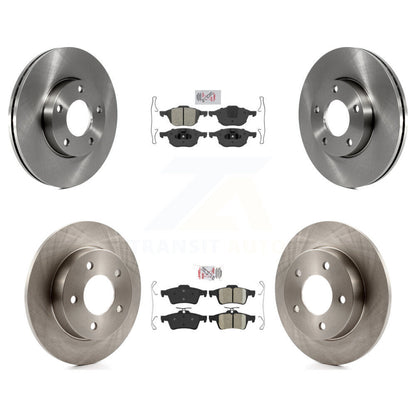 Disc Rotors and Semi-Metallic (Front) & Ceramic (Rear) Brake Pads Kit-K8A-102625 - Kit.bestparts.ca
