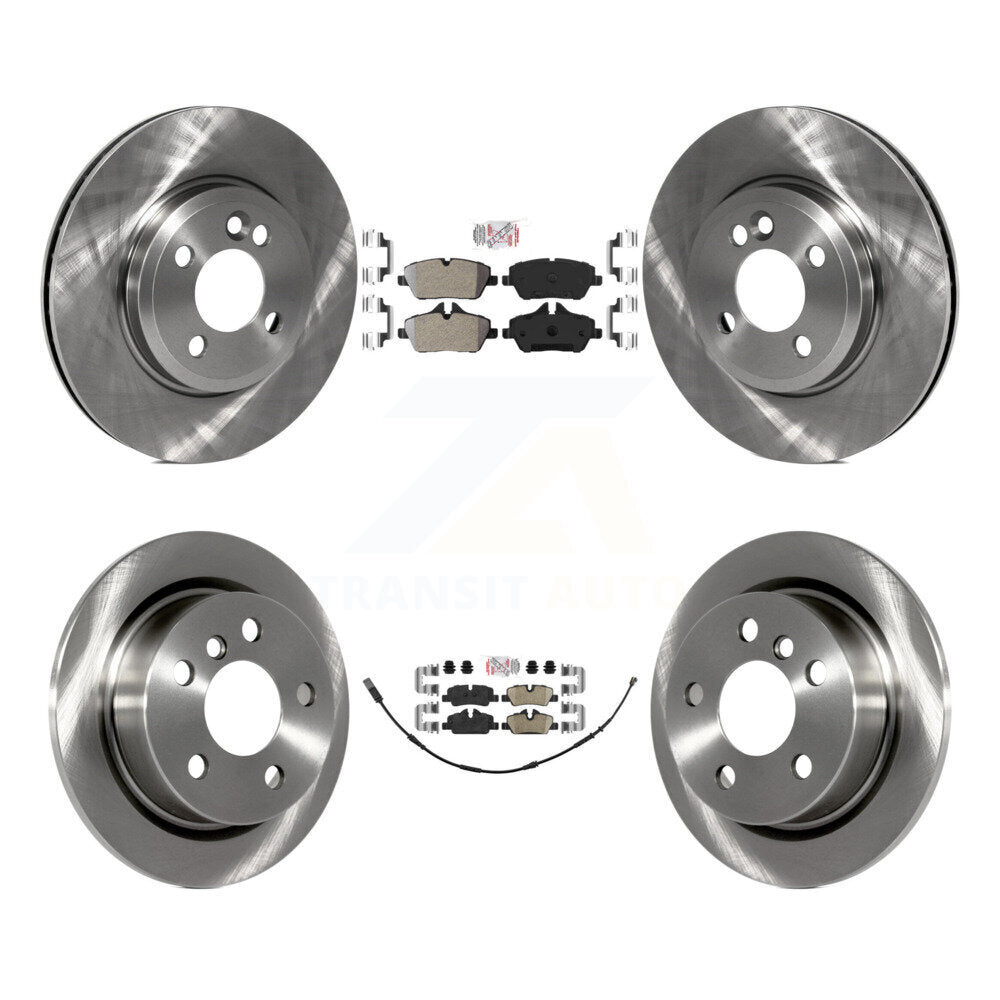 Disc Rotors and Semi-Metallic (Front) & Ceramic (Rear) Brake Pads Kit-K8A-102708 - Kit.bestparts.ca