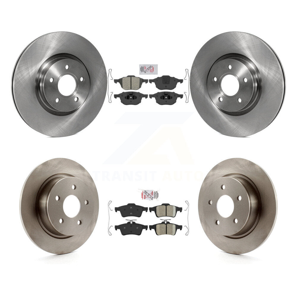 Disc Rotors and Semi-Metallic (Front) & Ceramic (Rear) Brake Pads Kit-K8A-102718 - Kit.bestparts.ca Kit.bestparts.ca