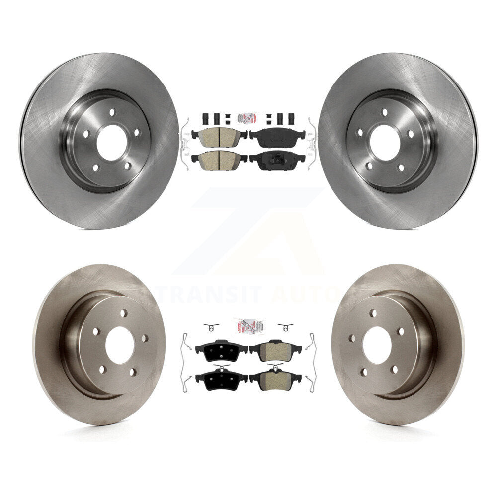 Disc Rotors and Ceramic (Front) & Semi-Metallic (Rear) Brake Pads Kit-K8A-102719 - Kit.bestparts.ca