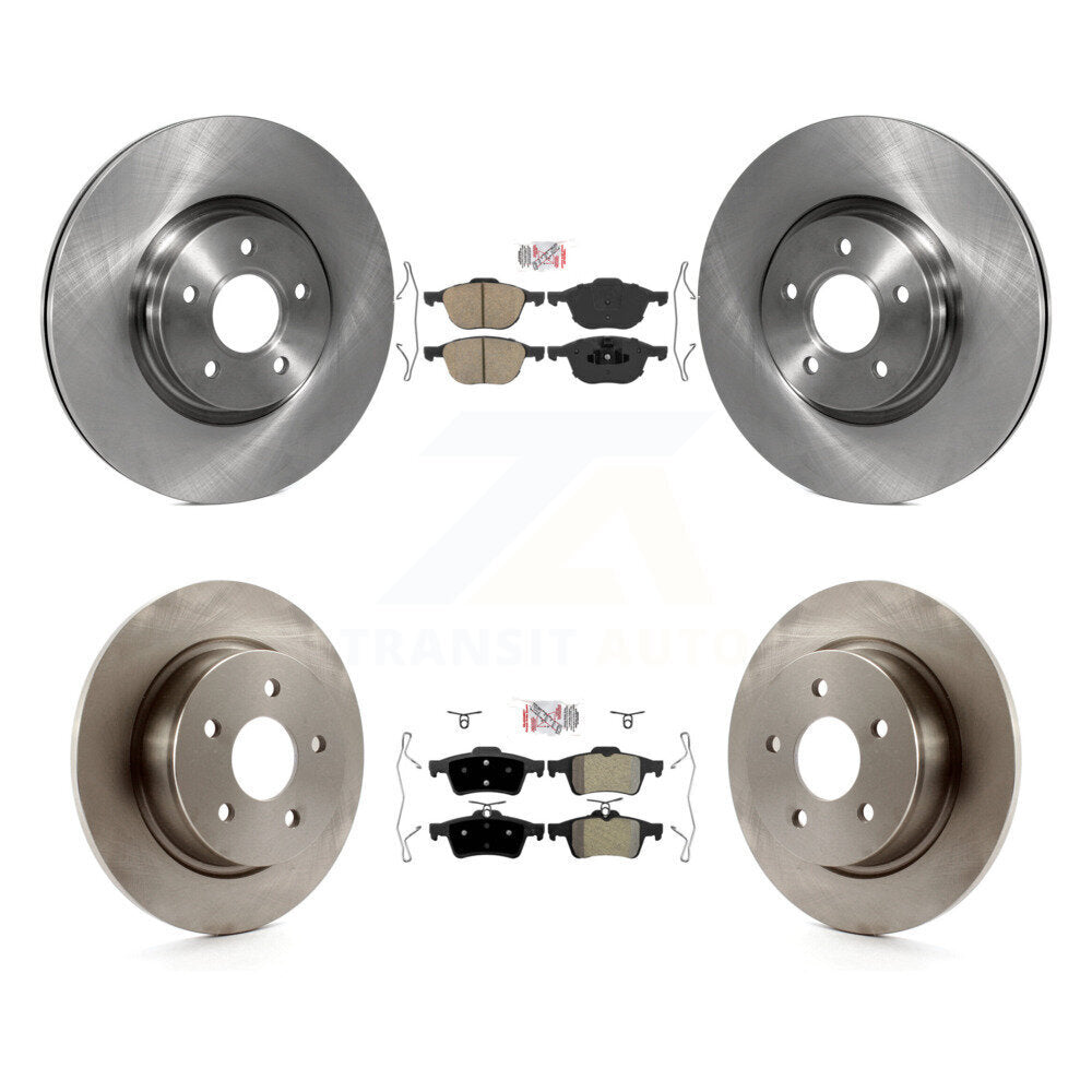 Disc Rotors and Ceramic (Front) & Semi-Metallic (Rear) Brake Pads Kit-K8A-102722 - Kit.bestparts.ca Kit.bestparts.ca
