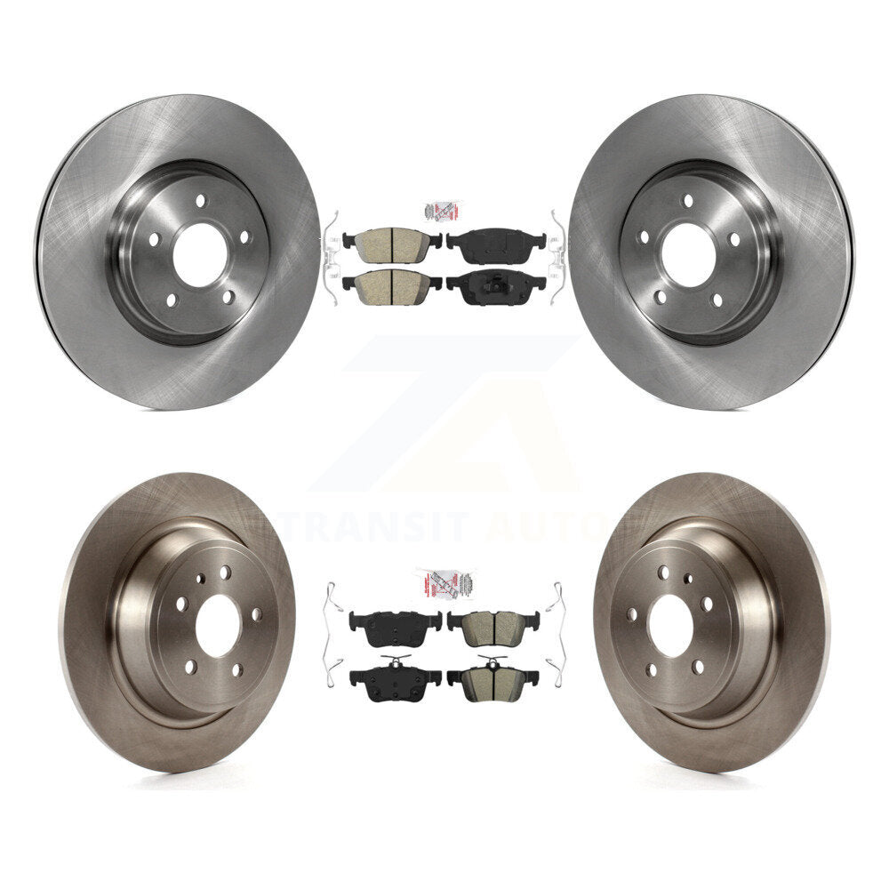 Disc Rotors and Ceramic (Front) & Semi-Metallic (Rear) Brake Pads Kit-K8A-102730 - Kit.bestparts.ca