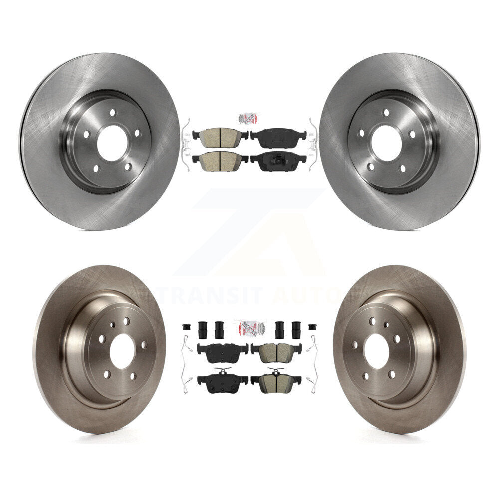 Disc Rotors and Ceramic (Front) & Semi-Metallic (Rear) Brake Pads Kit-K8A-102731 - Kit.bestparts.ca